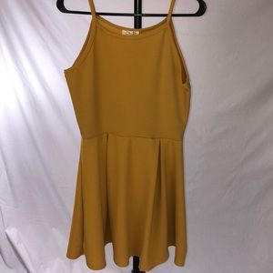 Gold spaghetti strap dress extra large